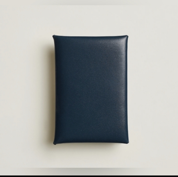 NEW! Handmade FAUX Leather Foldover  Card Holder Black/Black Antique Gold Snap - Picture 7 of 7